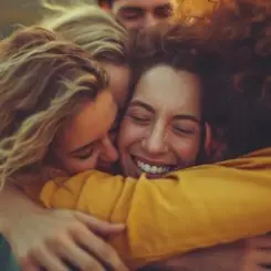 Обложка Михаил Телицын, ИИ - Мы крепко обнимаем вас