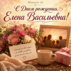 Minatrix AI - С Днем рождения, Елена Васильевна! слушать онлайн